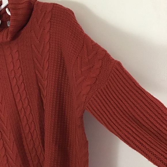 Joseph A. Turtleneck Cable Knit Sweater Bossa Nova - Picture 4 of 12